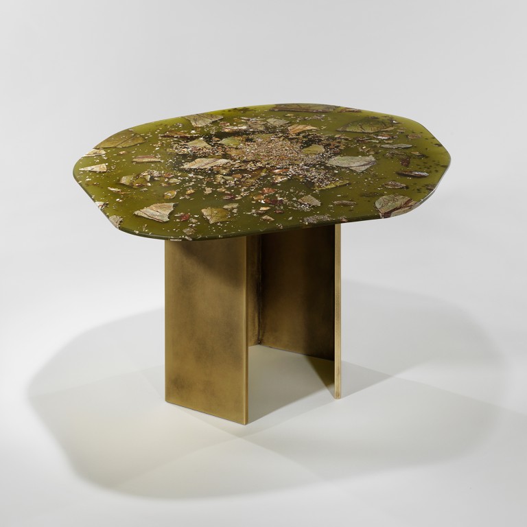  - Reconciled Fragments - Table d'appoint  "Green"